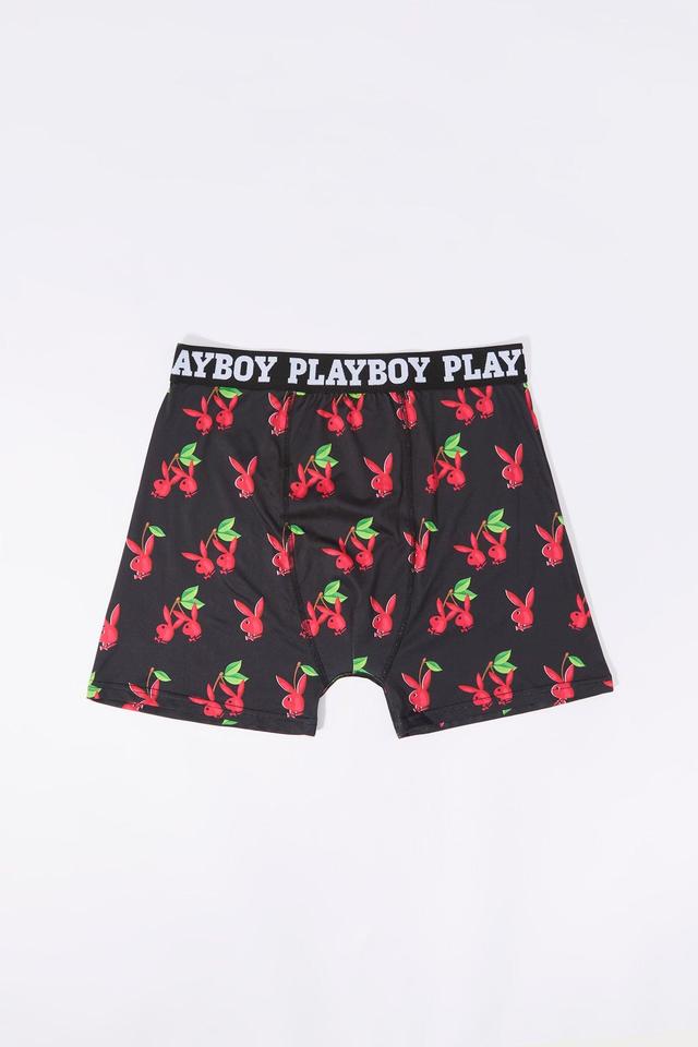 Cherry Playboy Print Boxer Brief Male Product Image