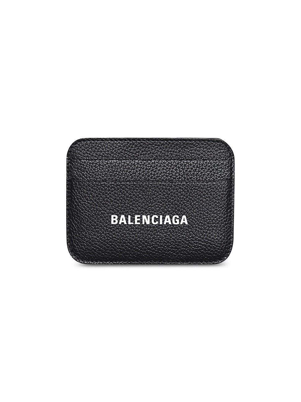 Balenciaga Logo Leather Cash & Card Holder Product Image