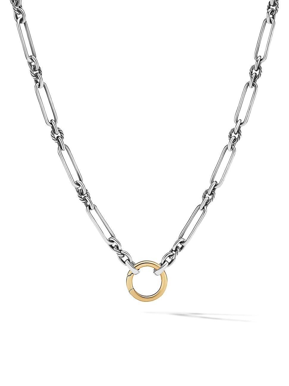 Womens Lexington Sterling Silver & 18K Gold Chain Necklace Product Image