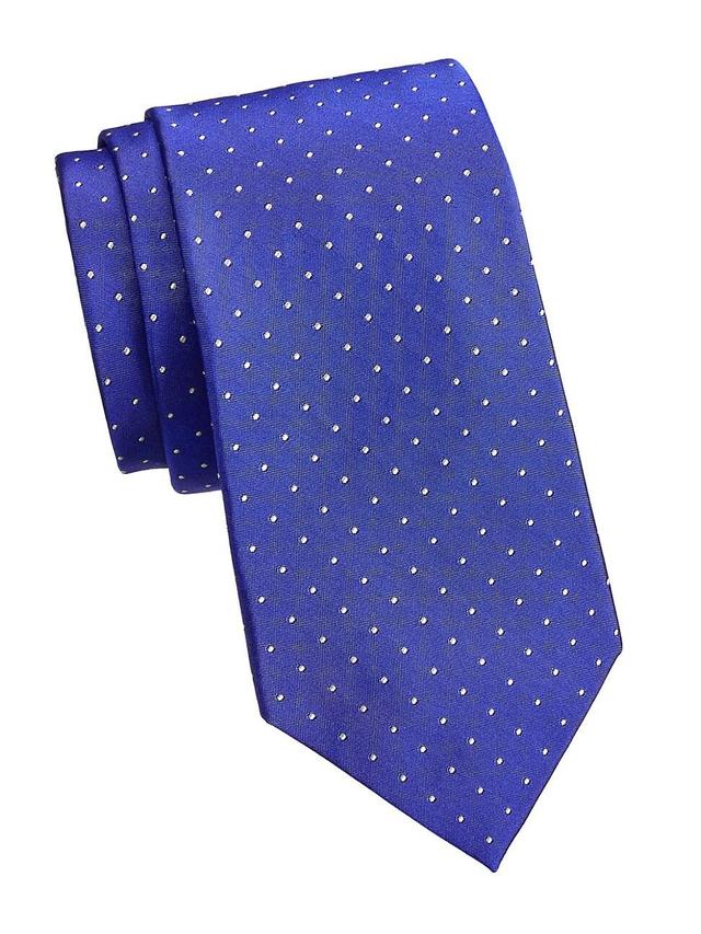 Mens Pin Dot Silk Tie Product Image