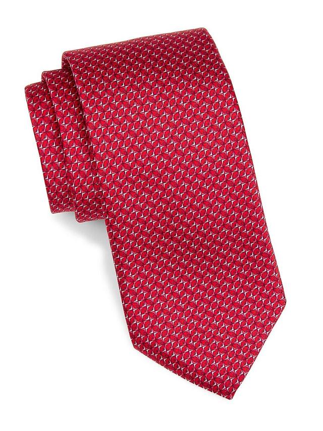 Mens Microneat Silk Tie Product Image