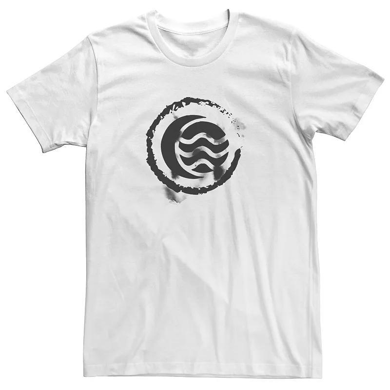 Mens The Last Airbender Water Nation Spray Paint Stencil Tee Product Image