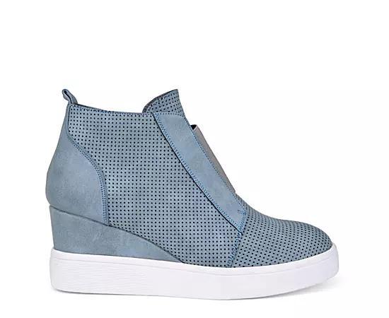 Journee Collection Clara Womens Wedge Sneakers Product Image