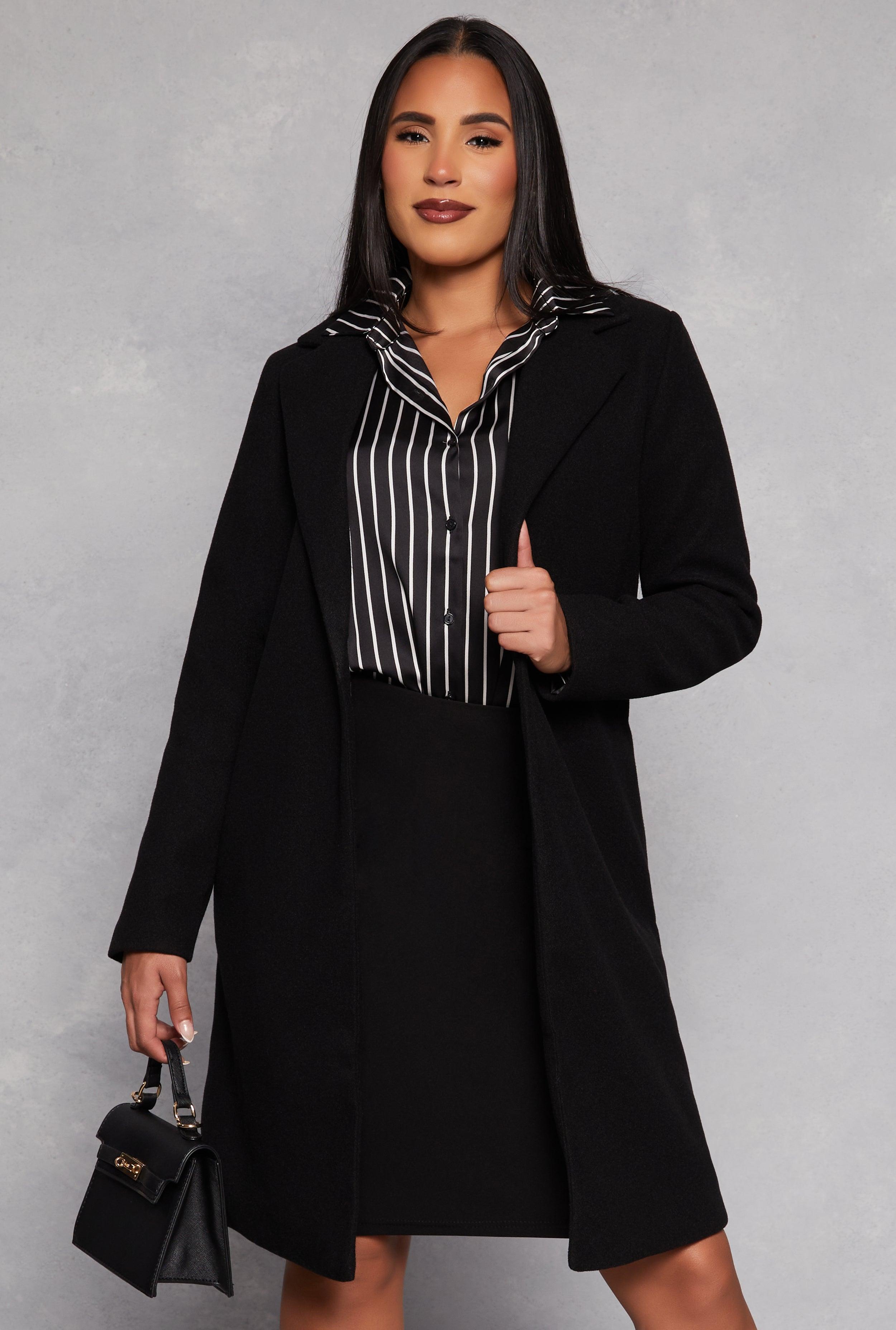 Womens One Button Coat Product Image