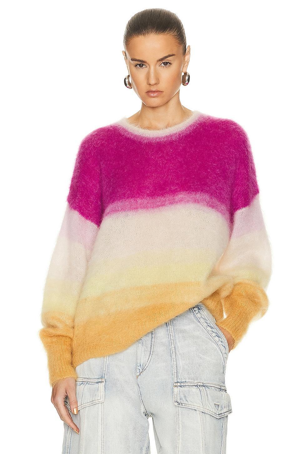 Isabel Marant Etoile Drussell Sweater in Multi. Size 36/4. Product Image