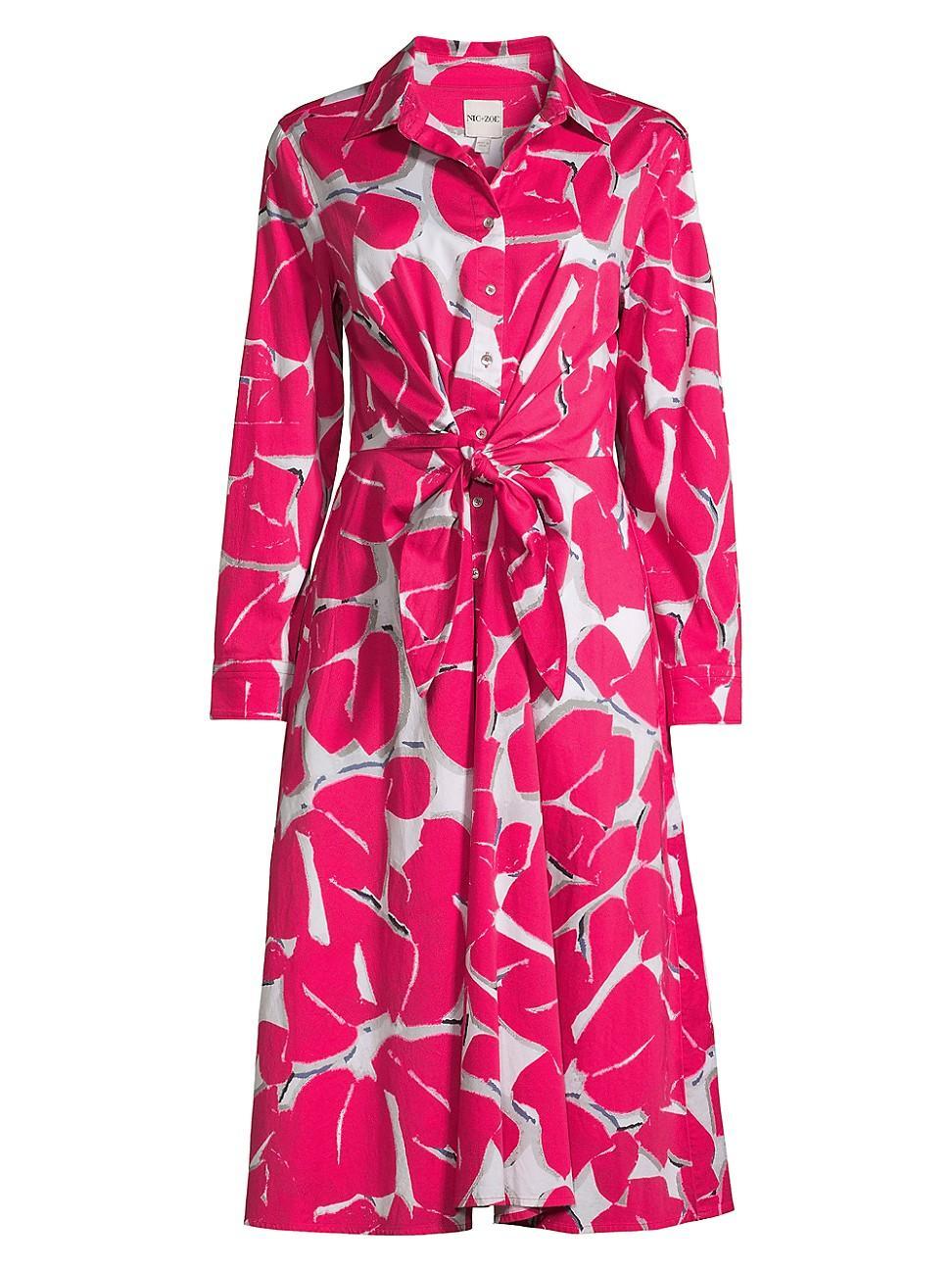 NIC+ZOE Bold Petals Jessie Dress Multi) Women's Dress Product Image