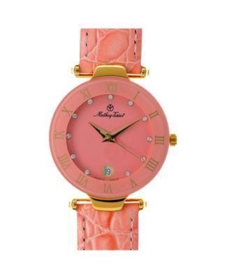 Mathey Tissot Womens Classic Pink Dial Watch K228m Product Image