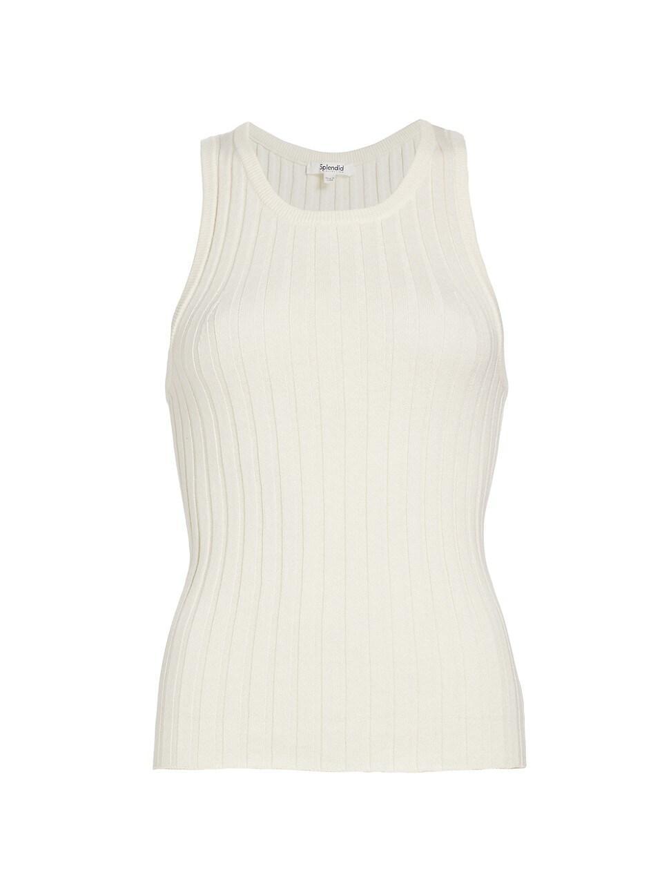 Splendid Ione Sweater Tank (Moonstone) Women's Clothing Product Image