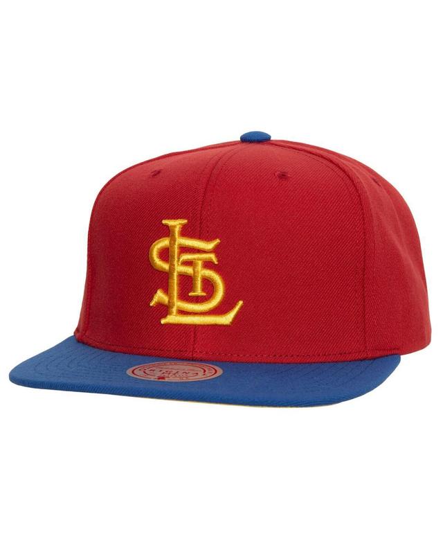 Mens Mitchell & Ness /Royal St. Louis Cardinals Hometown Snapback Hat Product Image