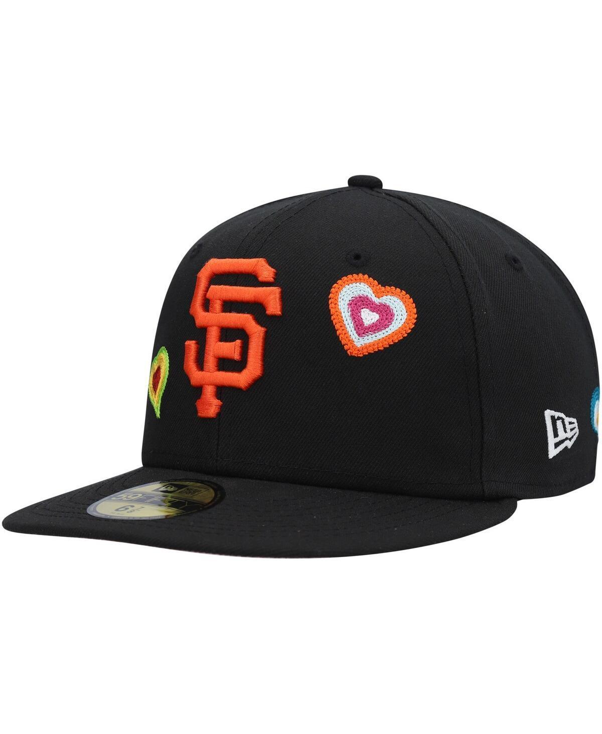 Mens New Era San Francisco Giants Chain Stitch Heart 59FIFTY Fitted Hat Product Image