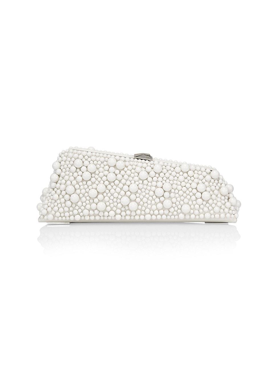 Womens Long Night Beaded Clutch Bag Product Image