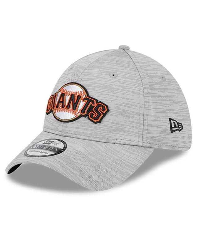 Mens New Era Gray San Francisco Giants 2023 Clubhouse 39THIRTY Flex Hat Product Image