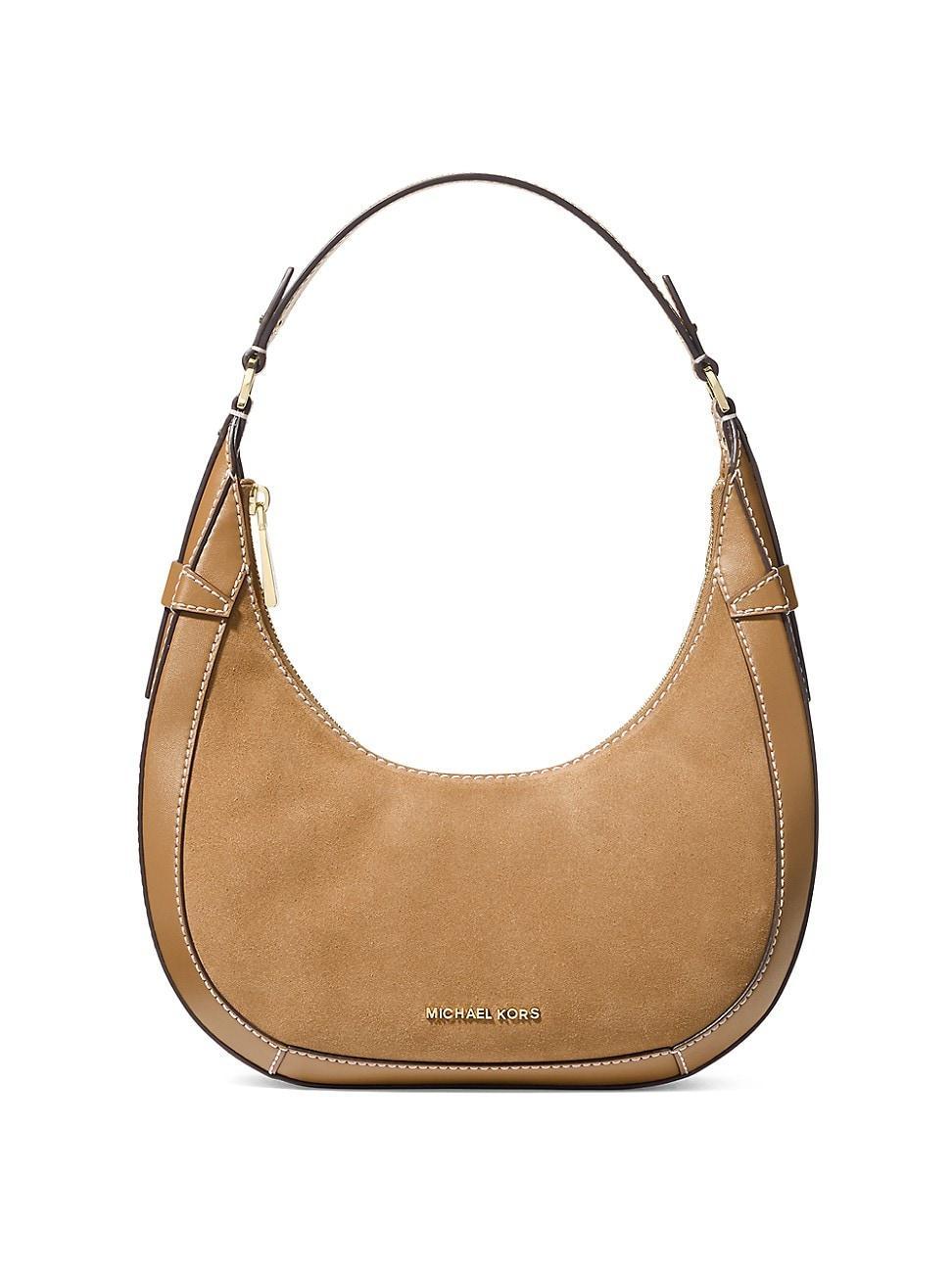 Womens Small Preston Leather Crescent Shoulder Bag Product Image