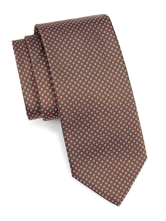 Mens Dot Silk Tie Product Image