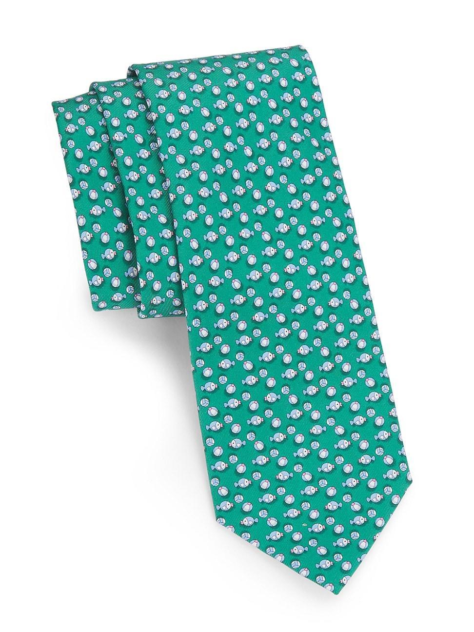 Mens Vanda Silk Fish Ball Tie Product Image