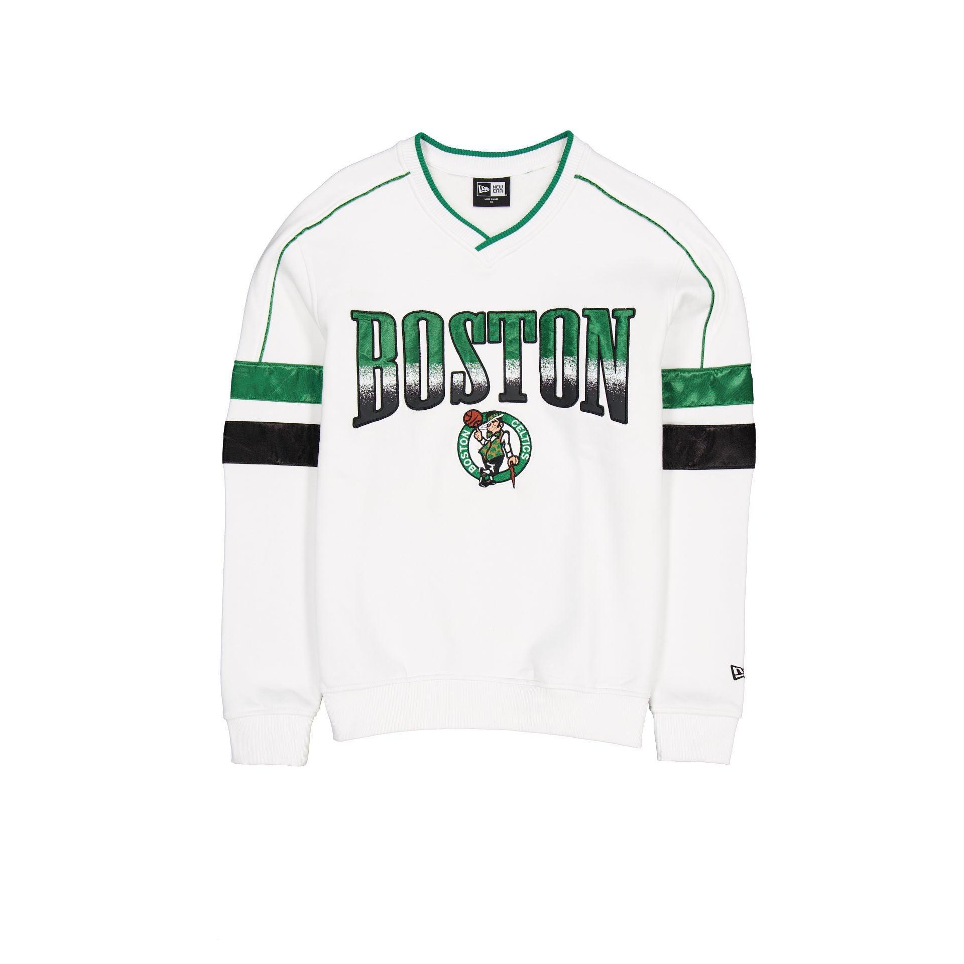 Boston Celtics Sport Classics White Crewneck Male Product Image