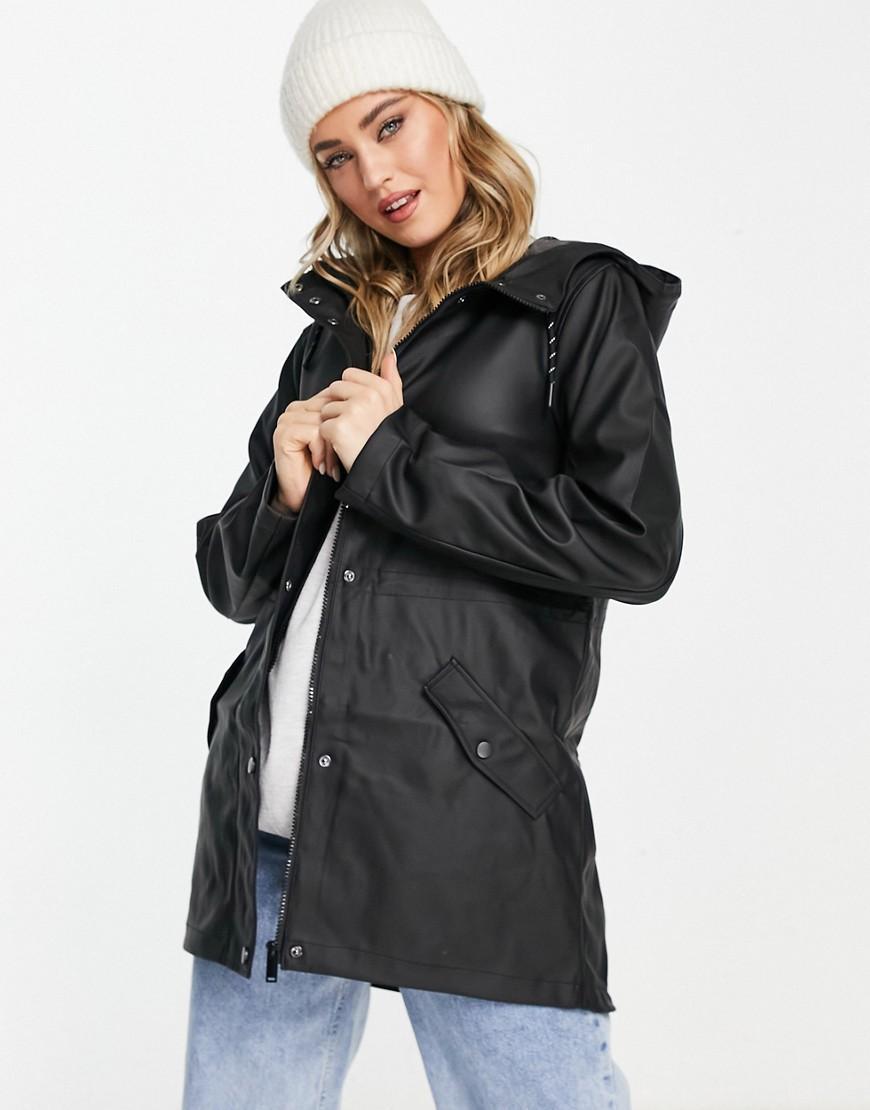 Vero Moda coated jacket with hood product image