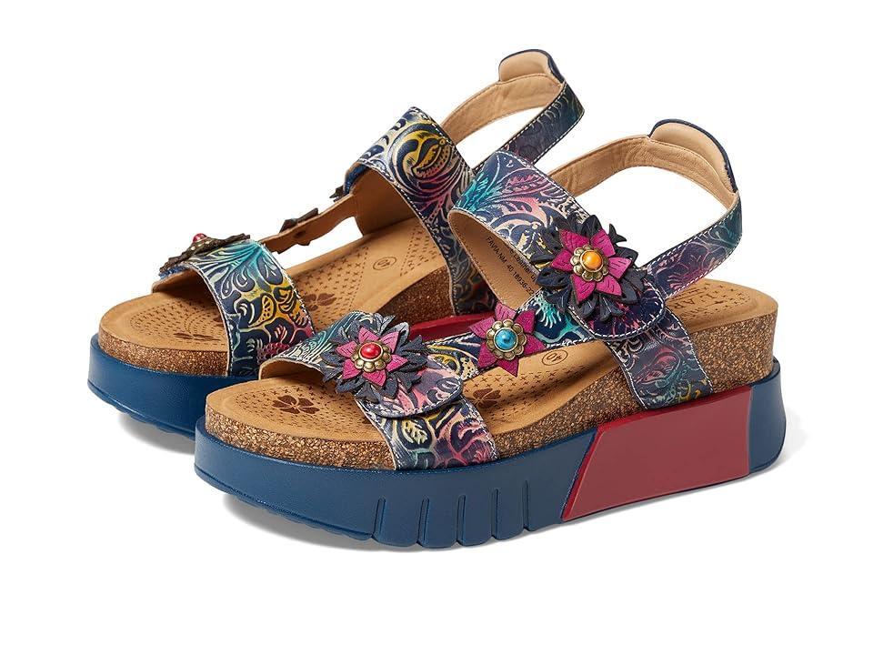 L'Artiste by Spring Step Favia (Navy Multi) Women's Shoes Product Image