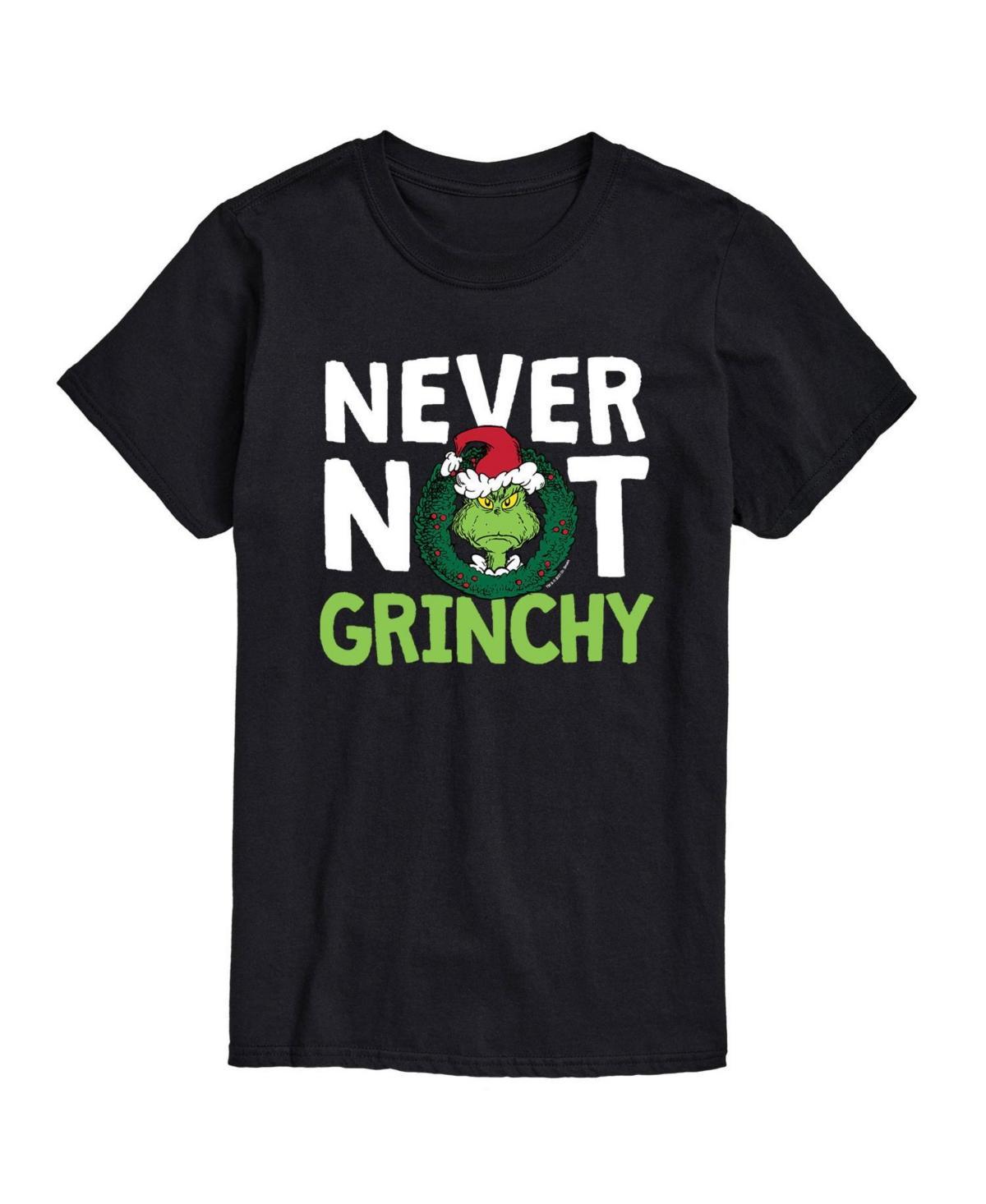 Airwaves Mens Dr. Seuss The Grinch Never Not Grinchy Graphic T-shirt Product Image