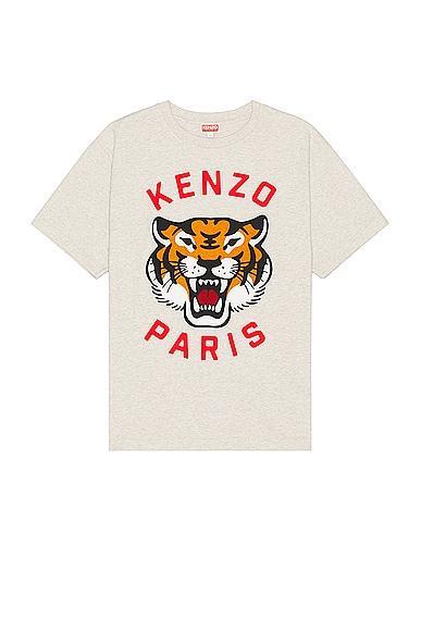 KENZO Lucky Tiger Oversize Cotton Graphic T-Shirt Product Image