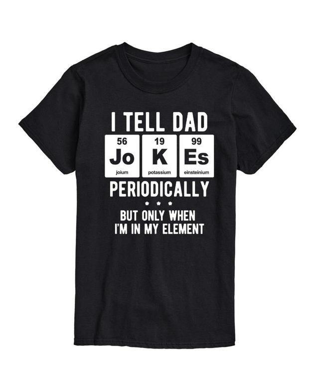 Airwaves Mens Dad Jokes Short Sleeves T-shirt Product Image