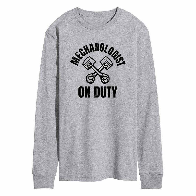 Mens Mechanologist Tee Grey Grey Product Image