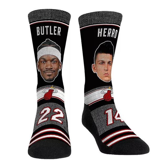 Rock Em Socks Jimmy Butler & Tyler Herro Miami Heat Teammates Player Crew Socks, Mens Product Image