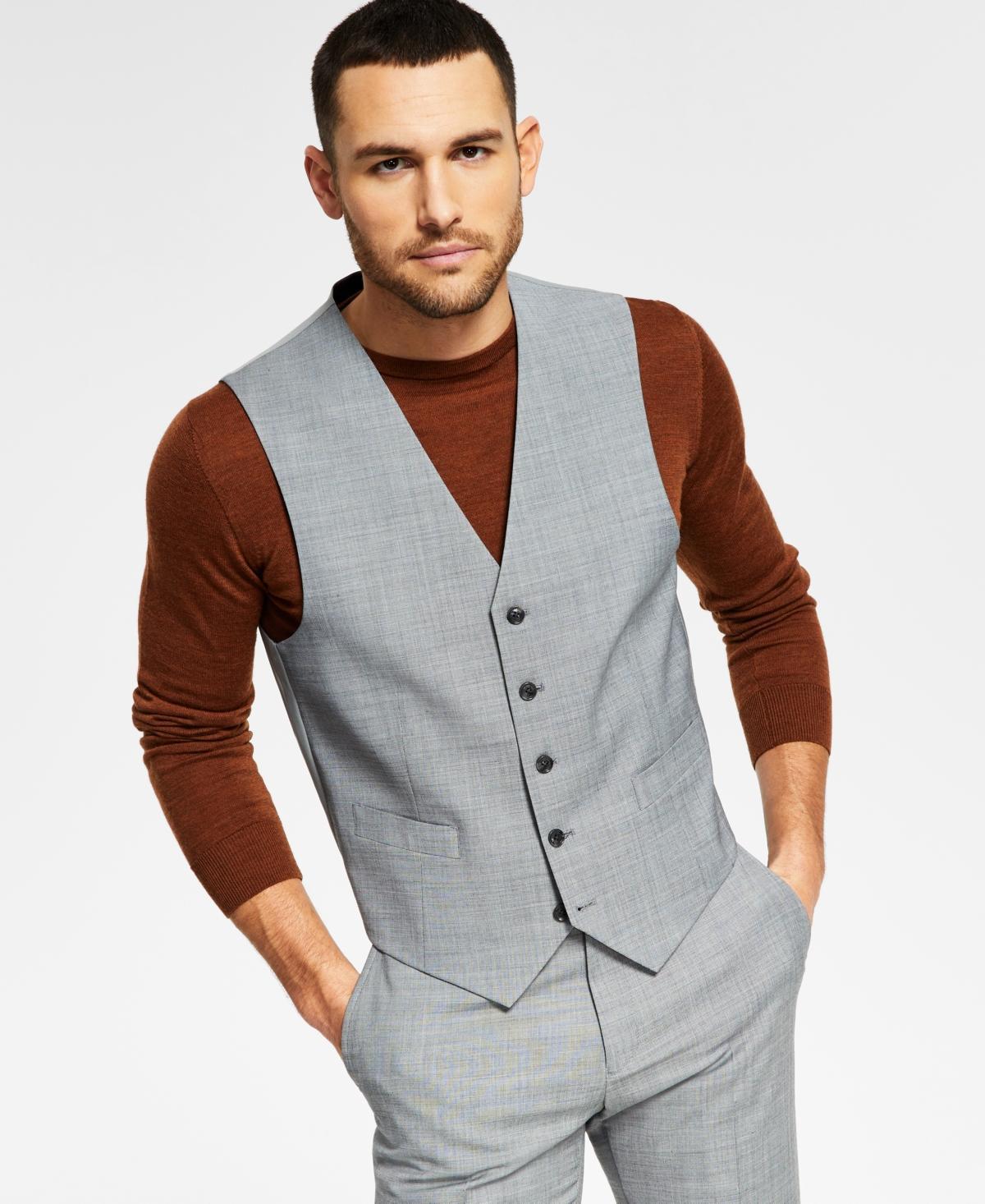 Tommy Hilfiger Mens Modern-Fit Th Flex Stretch Solid Suit Vest Product Image