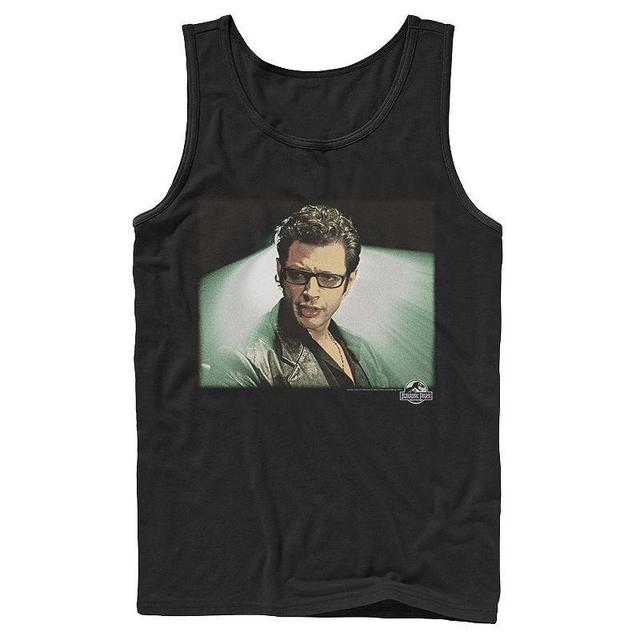 Mens Jurassic Park Ian Malcolm Vintage Tank Top Product Image