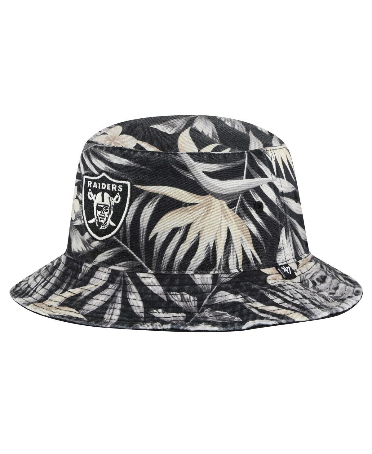 Mens 47 Black Las Vegas Raiders Tropicalia Bucket Hat Product Image