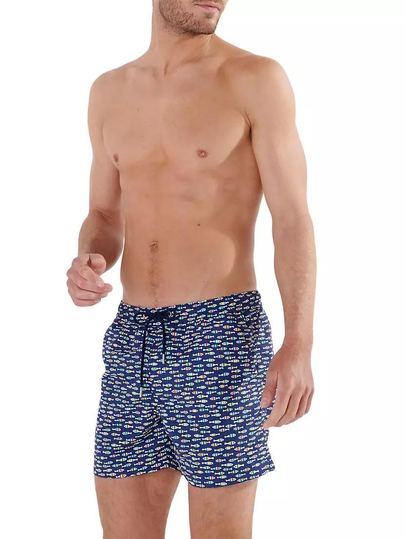 Trouville Geometric Swim Trunks Product Image