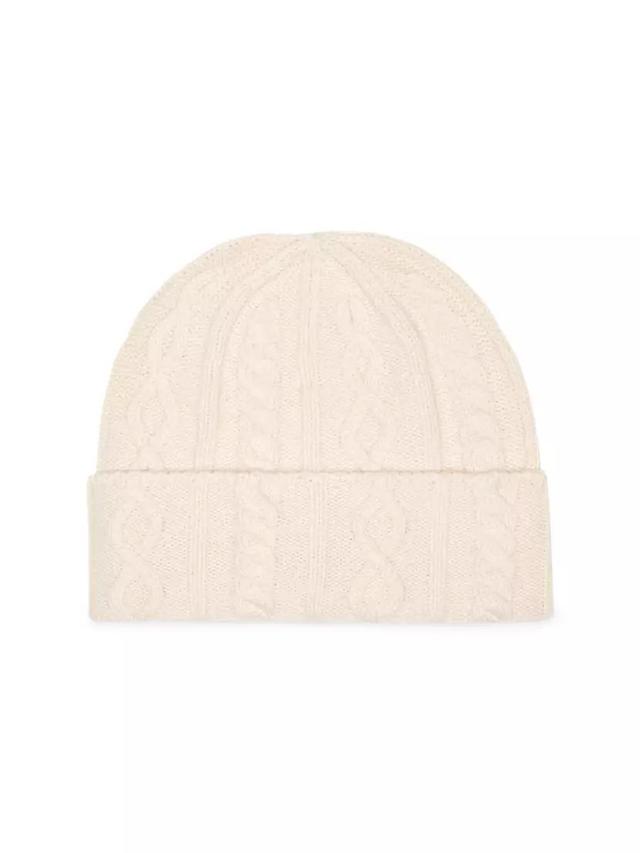 Cashmere Nordic Cable Knit Beanie Product Image