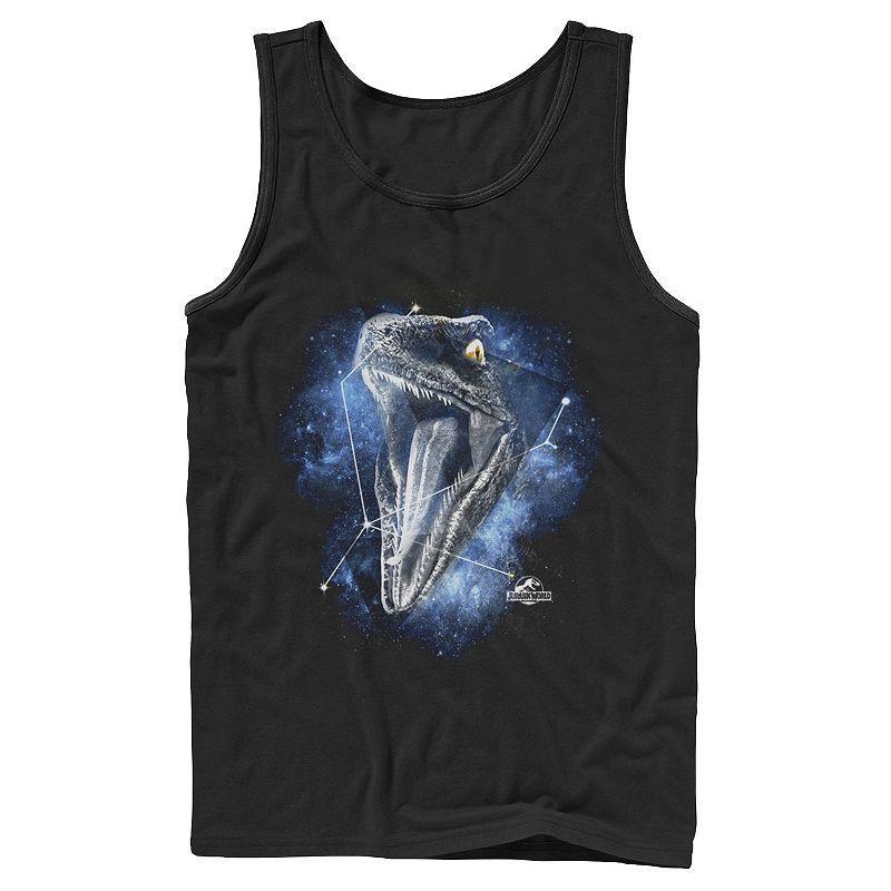 Mens Jurassic World Raptor Roaring Constellation Tank Top Product Image