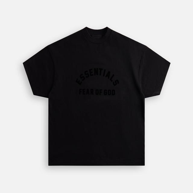 Essentials Crewneck Tee - Jet Black Male Product Image