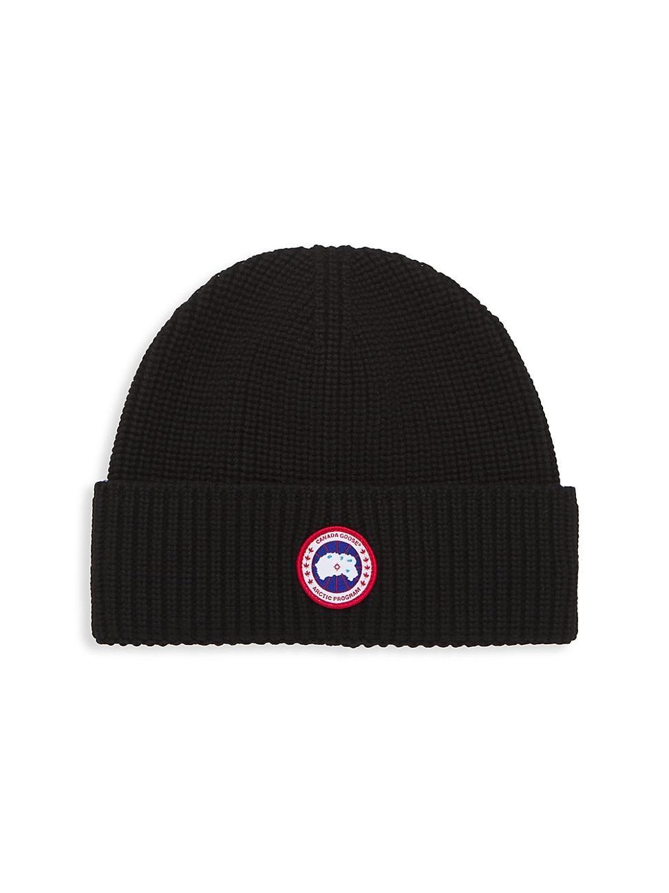 Mens Arctic Rib-Knit Wool Beanie Hat Product Image