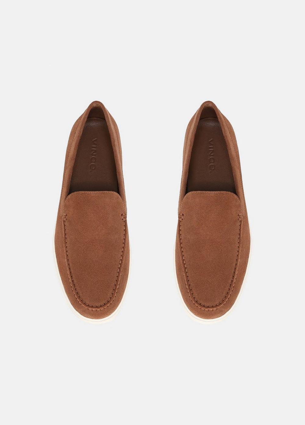 Mens Sonoma Suede Loafer, Coriander Tan, Size 8.5 Vince Product Image