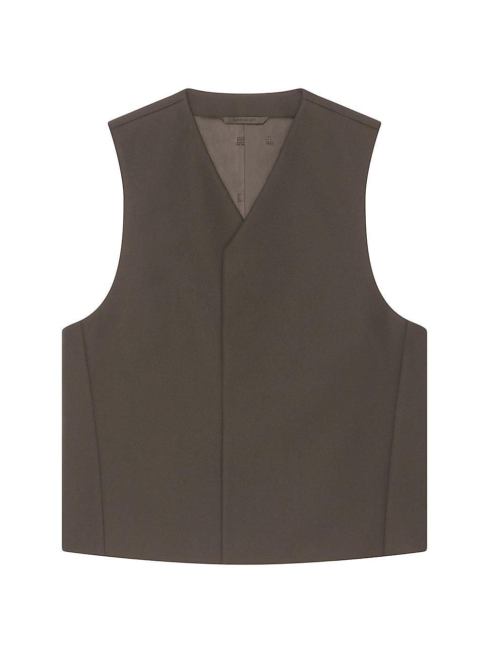 Mens Waistcoat In Wool Product Image