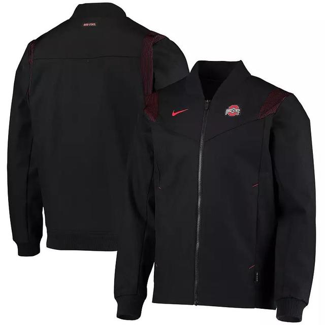 Mens Nike Ohio State Buckeyes Full-Zip Bomber Jacket Product Image