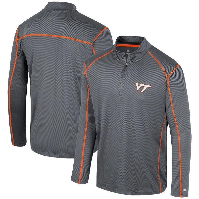 Mens Colosseum Virginia Tech Hokies Cameron Quarter-Zip Windshirt Product Image