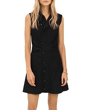 Womens Satina Tiered Sleeveless Shirtdress Product Image