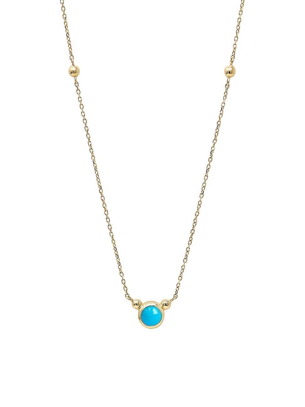 Anzie Bonheur Turquoise Pendant Necklace Product Image