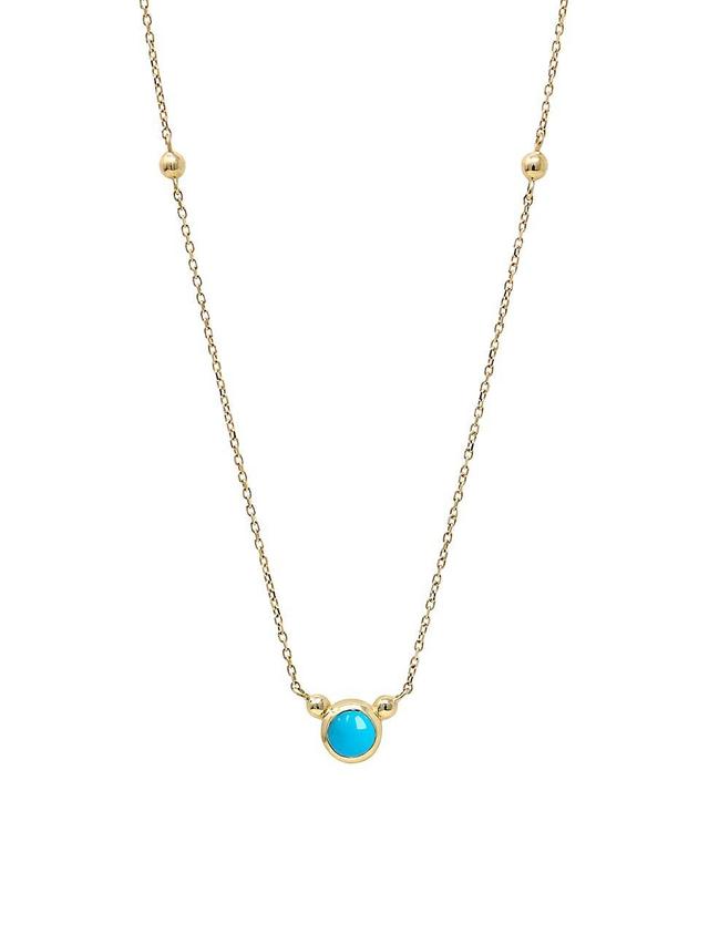 Anzie Bonheur Turquoise Pendant Necklace Product Image