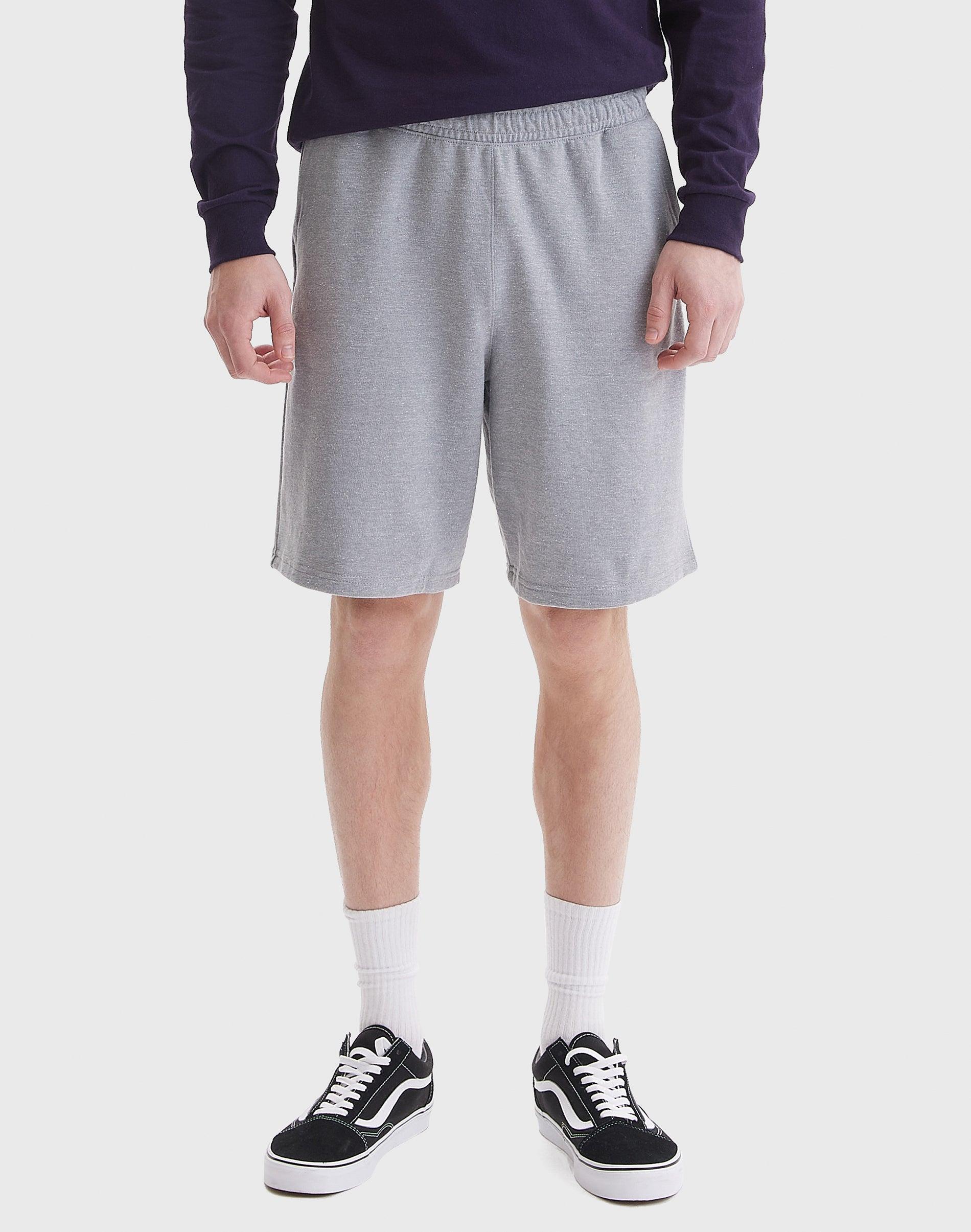 Mens Hanes Tri-Blend French Terry Sweat Shorts Cactus Pe Grey Product Image