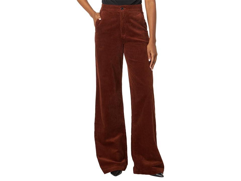 AG Jeans Tailored Deven High-Waisted Wide Leg (Spiced Maple) Women's Clothing Product Image