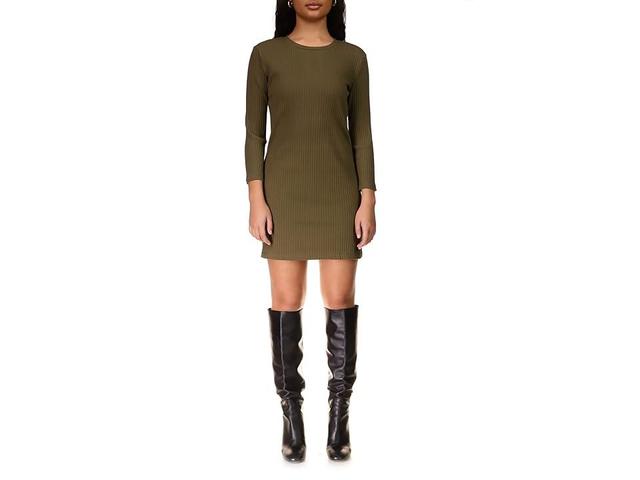 Sanctuary Rider Bodycon Dress Oil) Women's Clothing Product Image