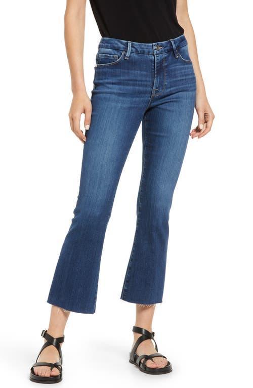 FRAME Le Crop Mini Bootcut Raw Hem Jeans Product Image