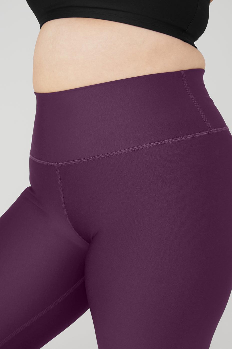 High-Waist Airlift Legging - Dark Plum Female Product Image