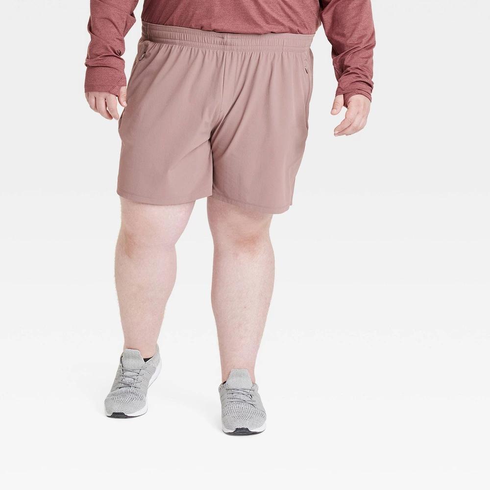 Mens Big Stretch Woven Shorts 7 - All In Motion Mauve 2XL Product Image