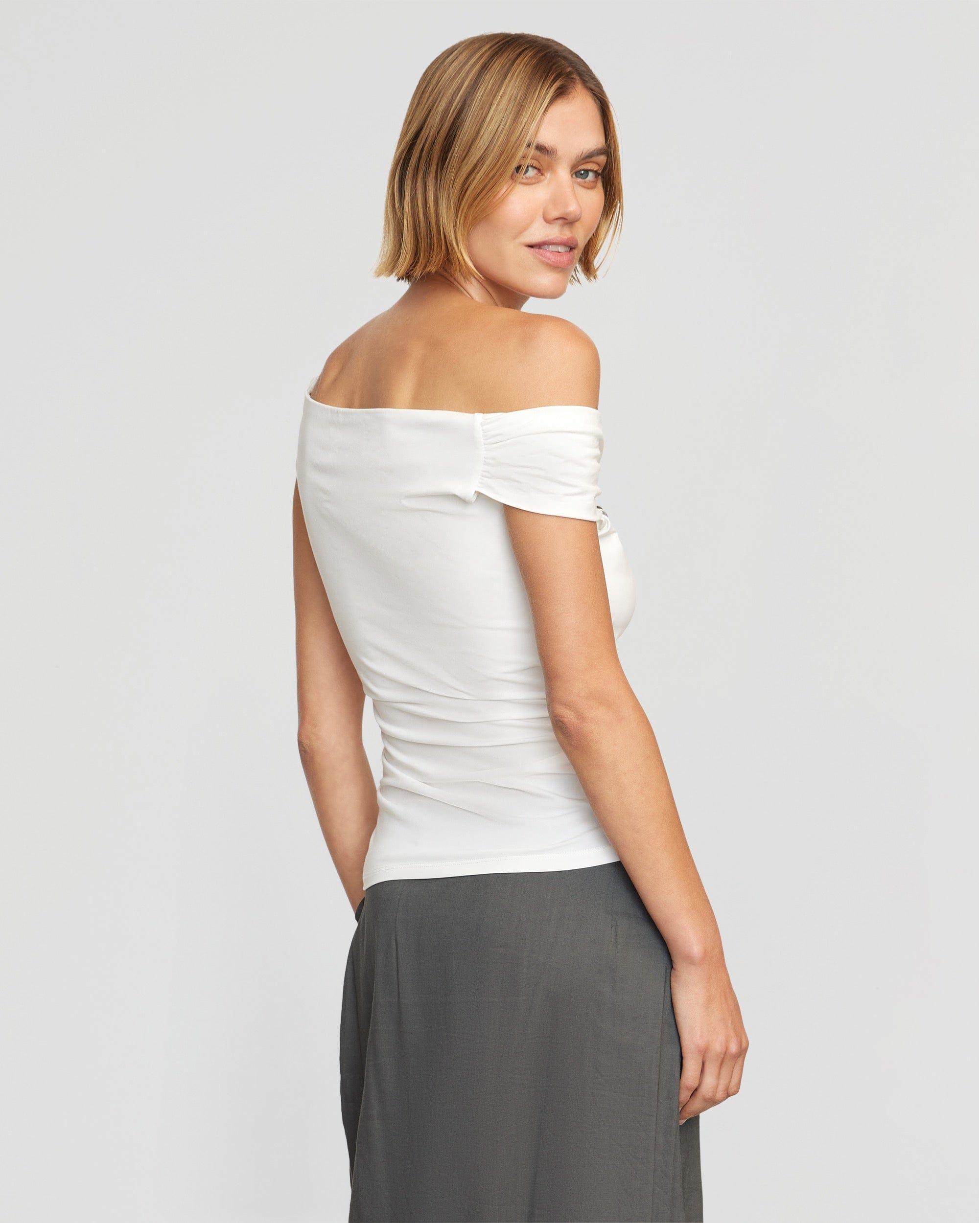 Mai Asymmetric Off-Shoulder Tee Product Image