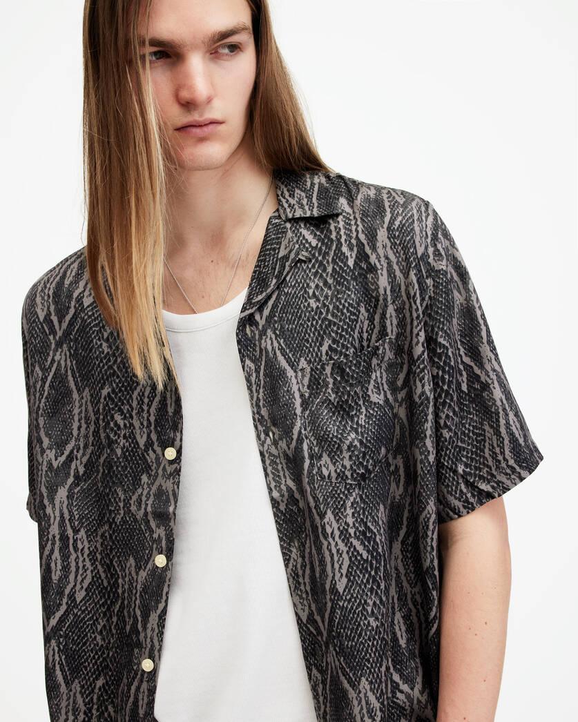 Boomslang Snake Print Relaxed Fit Shirt Product Image